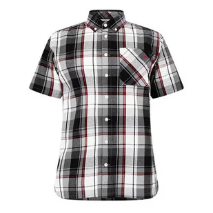 Lee Cooper koszula w kratę męska biało-czarna, Rozmiar M - Koszule męskie - miniaturka - grafika 1