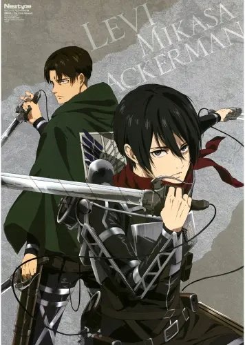 Plakat Anime Attack on Titan aot_057 A3 (custom)