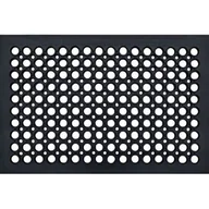 Wycieraczki - Wycieraczka ażurowa z najazdem 40 x 60 cm czarny - miniaturka - grafika 1