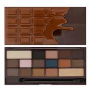 Tusze do rzęs - Makeup Revolution I Heart Chocolate Salted Carmel paleta 16 cieni 22g - miniaturka - grafika 1