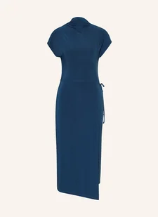Calvin Klein Sukienka Z Dżerseju W Stylu Kopertowym blau - Sukienki - miniaturka - grafika 1