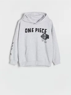 Reserved - Bluza oversize One Piece - jasnoszary - Bluzy dla chłopców - miniaturka - grafika 1