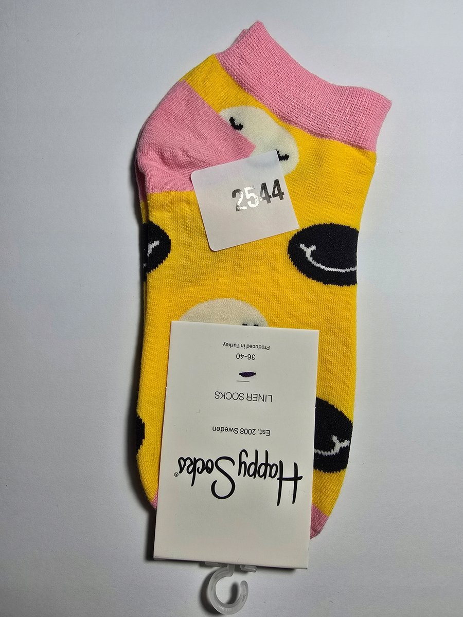 Kolorowe skarpety Happy Socks stopki unisex rozmiar 36-40 (2544)