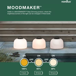 Lampa z grotem ziemnym LED Kettle z kloszem Ø 36cm - Lampy ogrodowe - miniaturka - grafika 4