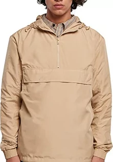 Kurtki męskie - Urban Classics Basic sweter kurtka męska, Gładki beżowy, XL - grafika 1