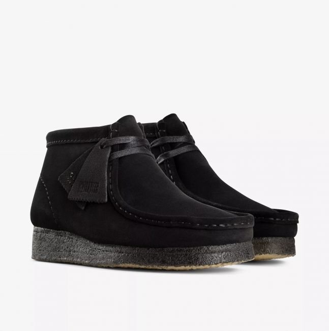 Clarks Wallabee Boot Women [black suede] - rozmiar 39