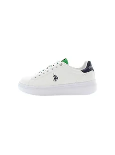 U.S. Polo Assn. Sneakersy w kolorze biało-zielonym - Trampki męskie - miniaturka - grafika 1
