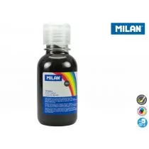 MILAN Farba tempera 125 ml czarna - Przybory szkolne - miniaturka - grafika 1