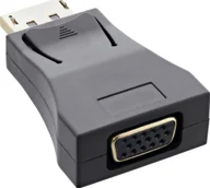 Złącza, przejściówki, adaptery - InLine® DisplayPort Converter, DisplayPort male to VGA female, FullHD/60Hz, black/gold - miniaturka - grafika 1