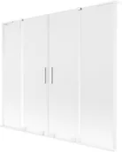 Parawany nawannowe - Mexen Velar L Duo parawan nawannowy 2-skrzydłowy rozsuwany 200 x 150 cm, szron, biały - 896-200-003-32-20 - miniaturka - grafika 1