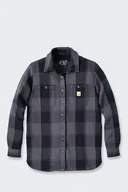 Kurtki męskie - Koszula Wierzchnia Carhartt Twill Shirt Jac Black - miniaturka - grafika 1