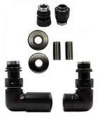 Zawory i kraniki - Zawór regulacyjny Vision czarny mat lewy GZ1/2 All in One - miniaturka - grafika 1