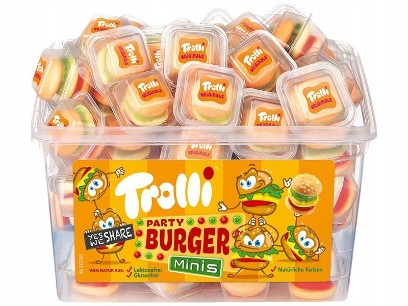 Żelki Trolli Party Burger 600 g