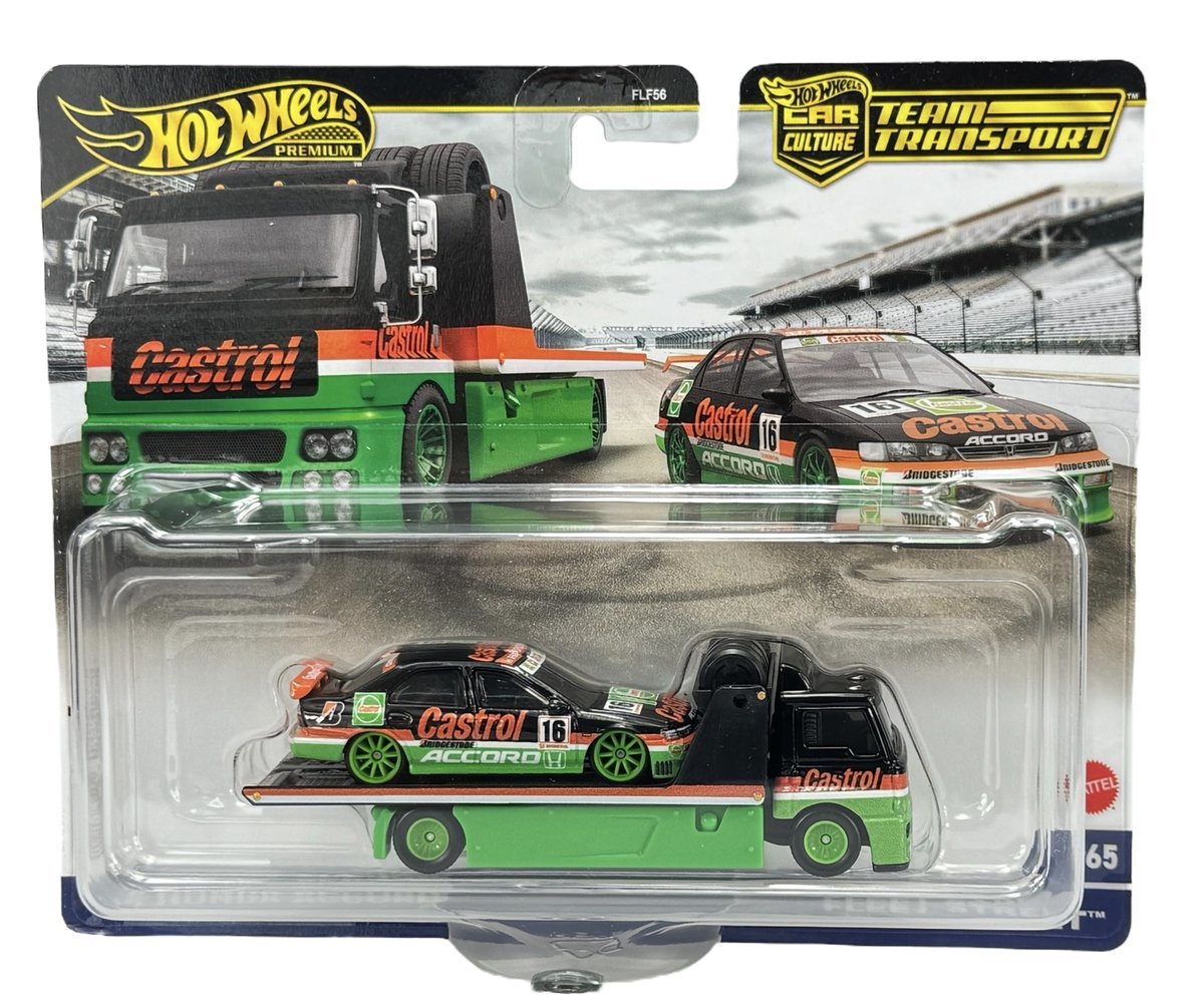 HOT WHEELS PREMIUM '96 HONDA ACCORD + FLEET STREET #65 HRV46