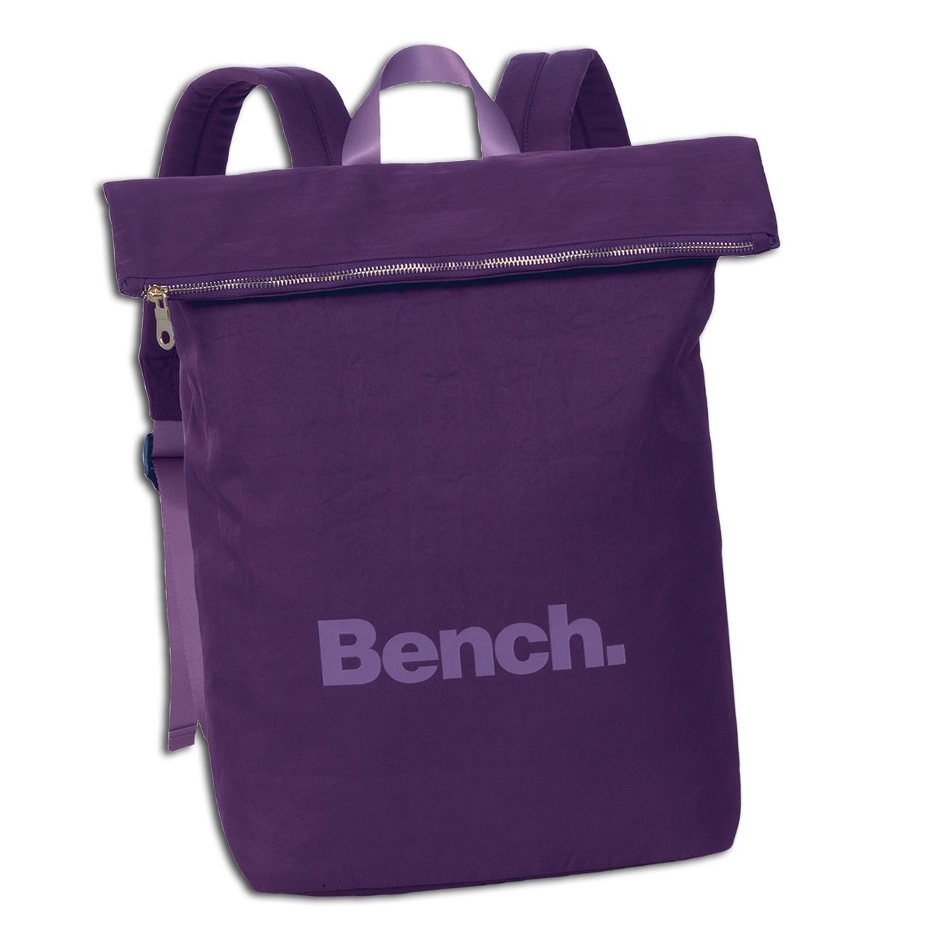 Plecak młodzieżowy damski Bench Plecak miejski nylonowy fioletowy ORI314V