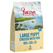 Sucha karma dla psów - Purizon Large Puppy dla psa, kurczak i ryba, bez zbóż - 4 x 1 kg - miniaturka - grafika 1