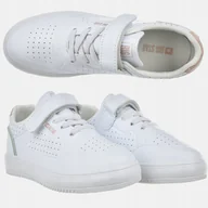 Buty dla dziewczynek - TRAMPKI DZIECIĘCE BIG STAR Z EKO SKÓRY NA RZEP WYGODNE OO374005 AW24 - miniaturka - grafika 1