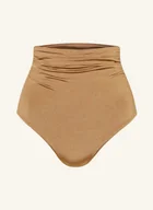 Stroje kąpielowe - Max Mara Beachwear Dół Od Bikini Z Wysokim Stanem Salli braun - miniaturka - grafika 1