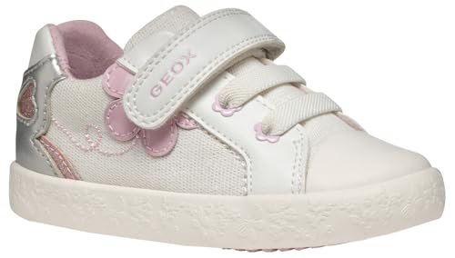Geox B Gisli Girl B Sneakersy dziewczęce, biała, 26 EU