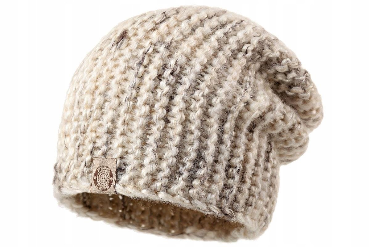Czapka zimowa damska CHLOE multikolor beż