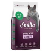 Sucha karma dla kotów - Smilla Adult Sensitive bez zbóż kaczka 1 kg - miniaturka - grafika 1