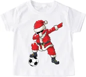 Koszulki dla dziewczynek - Koszulka z piłką - koszulka dla syna trenującego piłkę nożną - miniaturka - grafika 1