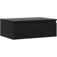 Szafki łazienkowe - Mexen Orio szafka łazienkowa podumywalkowa 70 cm z blatem, 1 szuflada, czarna mat - 91A10-07023-1-BFC71 - miniaturka - grafika 1