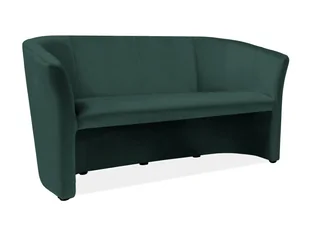 Sofa Tm-3 Velvet Wenge / Bluvel 78 Zielona - Sofy i kanapy - miniaturka - grafika 1