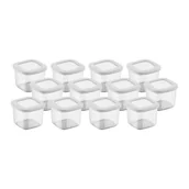 Pojemniki kuchenne - Pojemniki na żywność 12 szt. na żywność – Hermia - miniaturka - grafika 1