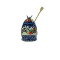 Pojemniki kuchenne - Ceramiczny pojemnik na miód Ceramika Bolesławiec - miniaturka - grafika 1