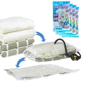 Pokrowce na ubrania - Worki próżniowe zestaw 12 sztuk na ubrania do przechowywania 80x60 cm - miniaturka - grafika 1