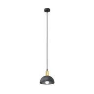 Lampy sufitowe - Moto lampa wisząca 1xE14 czarna/złota 1386/1 - miniaturka - grafika 1