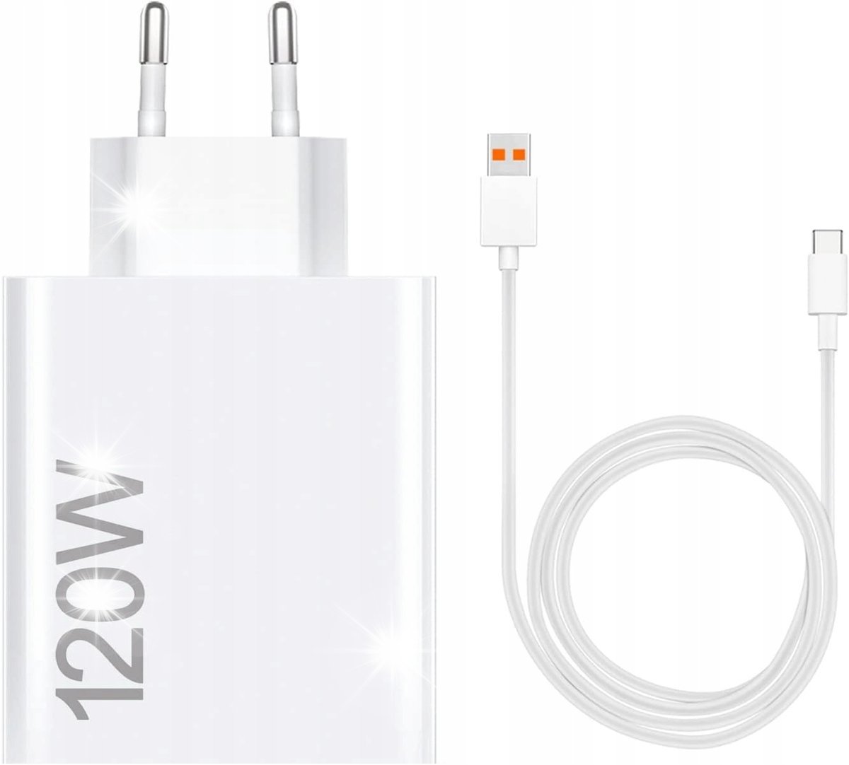 Ładowarka Sieciowa Xiaomi HyperCharge 120W USB-A + kabel USB-C, kostka