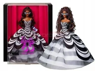 Domki dla lalek - LALKA BARBIE kolekcjonerska 65th Anniversary Doll With Brown Braided Hair HRM59 - miniaturka - grafika 1
