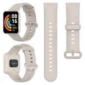 Akcesoria do smartwatchy - Pasek silikonowy Vanfone do Xiaomi Redmi Watch 2 Lite, kremowy - miniaturka - grafika 1