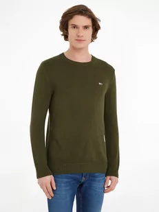 TOMMY JEANS Sweter w kolorze khaki - Swetry męskie - miniaturka - grafika 1