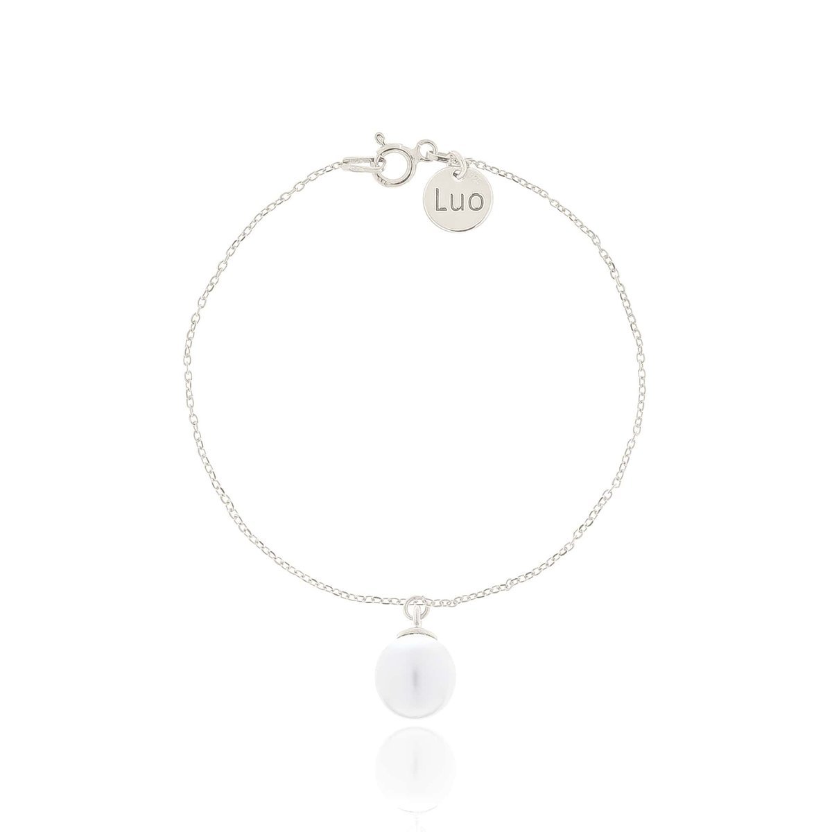 Bransoletka srebrna z perłą