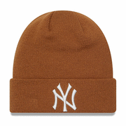 Czapki i chusty sportowe męskie - Czapka New Era New York Yankees League Essential 60364360 - brązowa - miniaturka - grafika 1