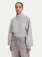 Bluzy damskie - Miss Sixty Bluza 6S1TJ46700 Szary Loose Fit - miniaturka - grafika 1