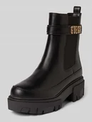Botki damskie - Buty chelsea z aplikacjami z logo model ‘YELMA’ - miniaturka - grafika 1