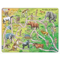 Puzzle 83 el. Droga od małpy do człowieka Larsen - Puzzle - miniaturka - grafika 1