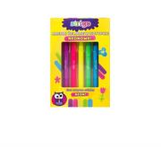 Kredki, ołówki, pastele i pisaki - Strigo Kredki żelowe neonowe 5 kolorów STRIGO - miniaturka - grafika 1