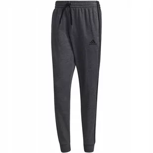 Spodnie męskie adidas Essentials French Terry Tapered Cuff 3-Stripes Pants - Dresy męskie - miniaturka - grafika 1
