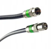Kable - Gotowy kabel DVB-T złącze F - Wtyk TV kompresyjne | 50m - miniaturka - grafika 1