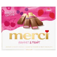 Inne słodycze - merci Yoghurt & Fruit 4 rodzaje jogurtowo-owocowych specjałów czekoladowych 250 g - miniaturka - grafika 1