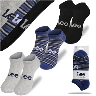 Lee Skarpety Męskie Stopki Bawełniane 3 pary Rozmiar 39/42 - Skarpetki męskie - miniaturka - grafika 1