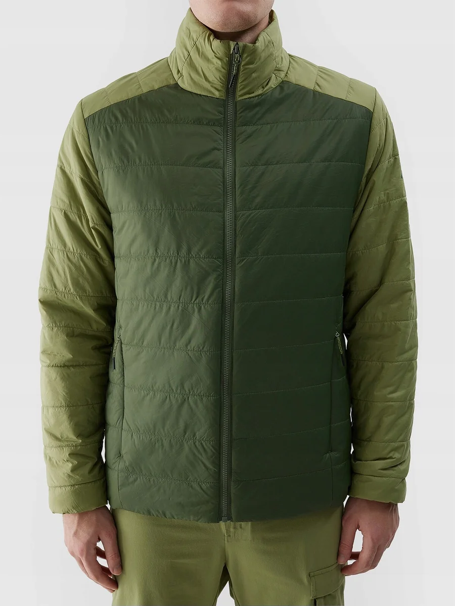 4F KURTKA MĘSKA PUCHOWA TREKKINGOWA PRIMALOFT BLACK ECO 4FWSS24TDJAM306 R L