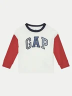 Bluzki damskie - Gap Bluzka 598355-01 Biały Regular Fit - miniaturka - grafika 1