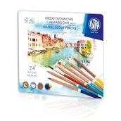 Przybory szkolne - ASTRA art-pap Kredki akwarelowe z drewna cedrowego Astra w metalowym pudełku Prestige 24 kolorów - miniaturka - grafika 1