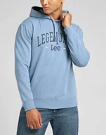 Bluzy męskie - LEE LEGENDARY HOODIE DREAMY BLUE L80TEJ39 M - miniaturka - grafika 1